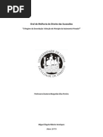 Oral de Melhoria de Direito das Sucessões