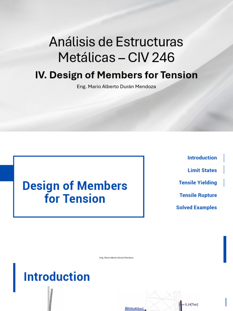 Tema 4 - CIV 246 Steel Structures | PDF | Fracture | Beam (Structure)