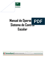 Manual de Operación Sistema de Control Escolar 2011 V4