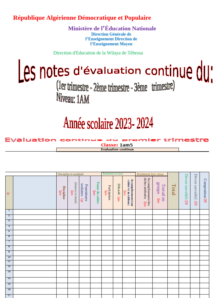 Cahier de Notes | PDF