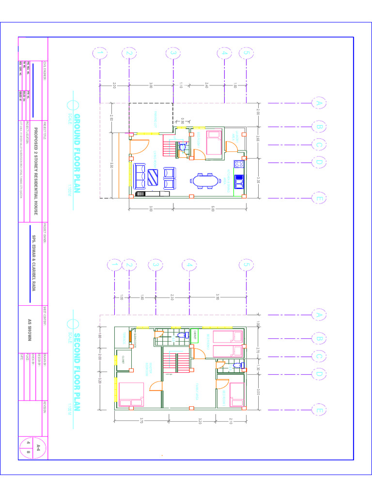 SPOUSES RADA FLOOR PLAN Model Open Staircase With Railings Sa Taas 1 (1 ...