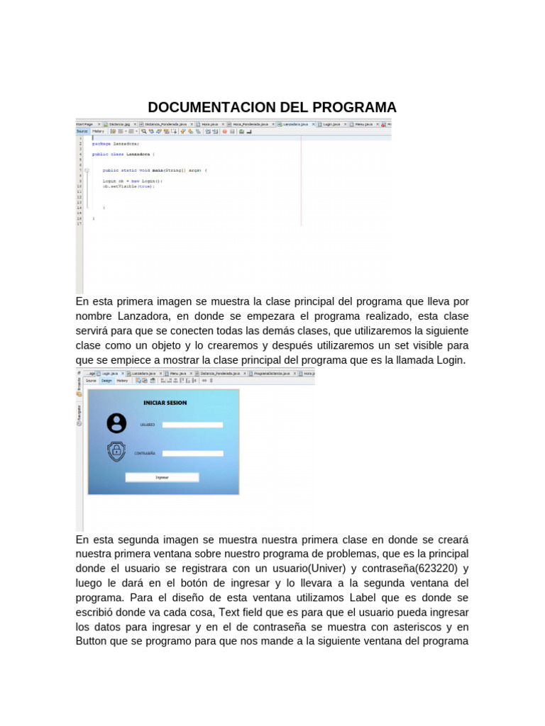 Documentacion | PDF | Objeto (informática) | Ventana (informática)