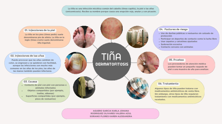 TIÑA | PDF | Especialidades Medicas | Enfermedades y trastornos humanos