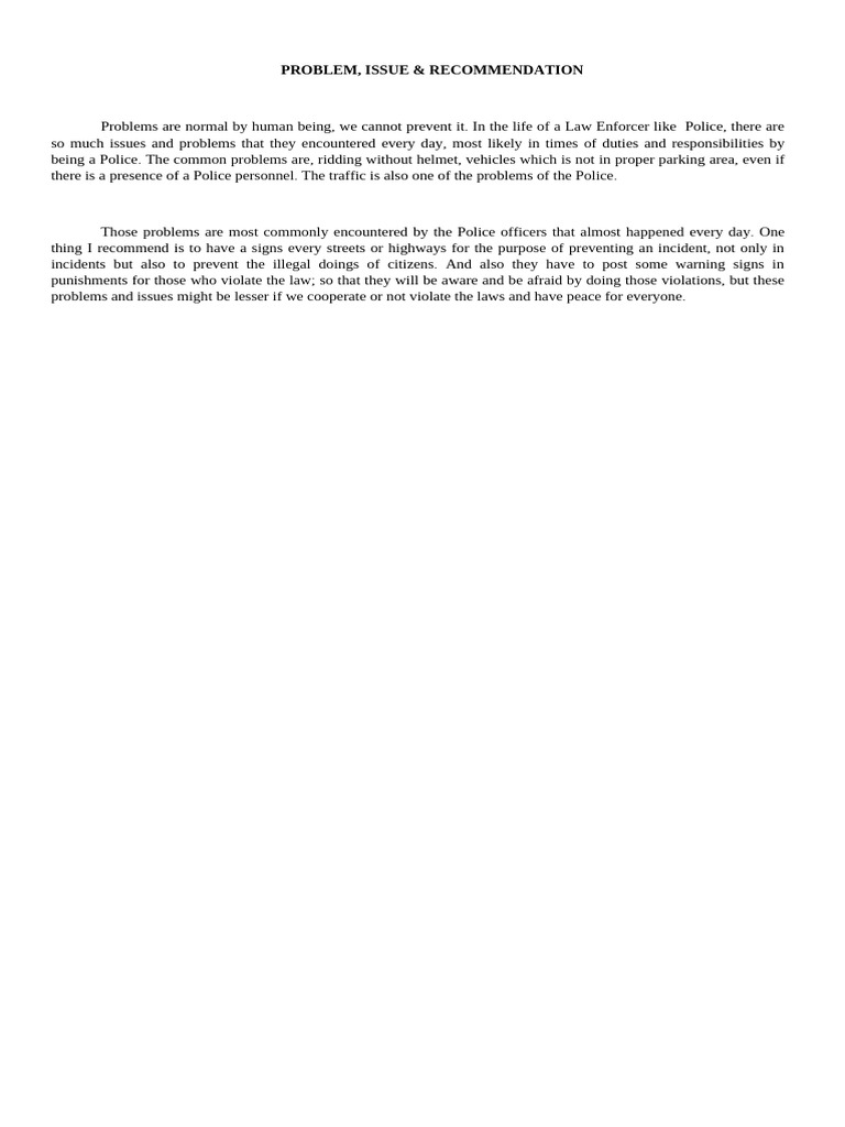 ,And Issuses | PDF