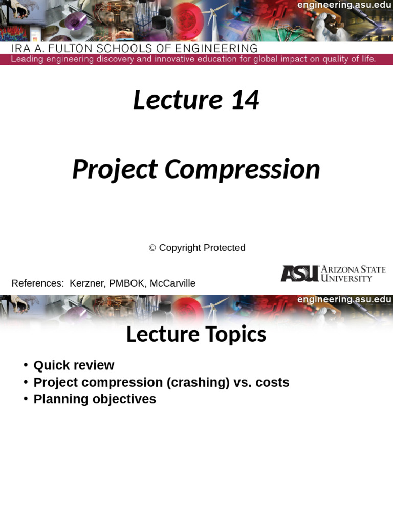 Lecture 14dm Project Compression | PDF | Project Management