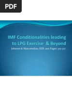 EEB 4.2 IMF Conditionalities