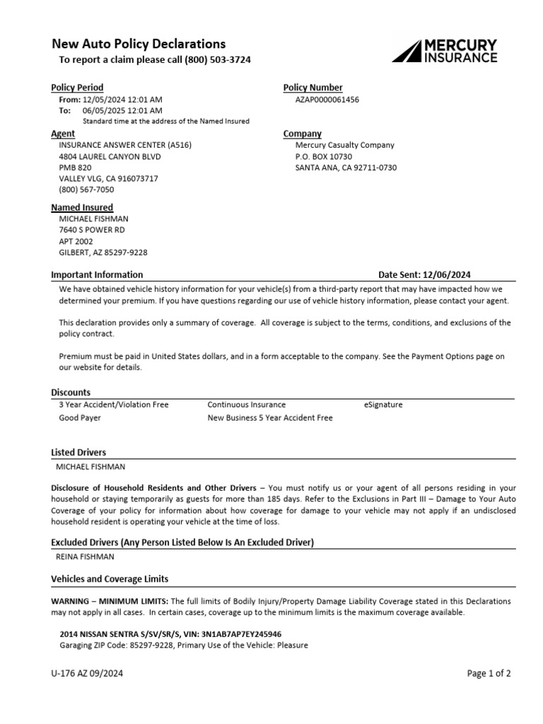 Car Insurance | PDF | Insurance | Business Law