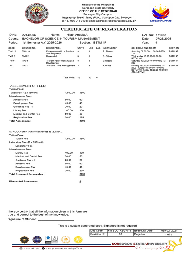 COR Student | PDF