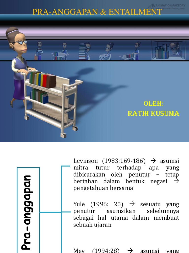 Pra-Anggapan dan Entailment dalam Linguistik | PDF