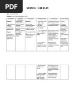 Nursing Care Plan AGN