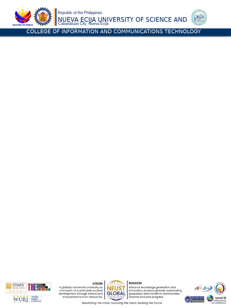 CICT Header Footer | PDF