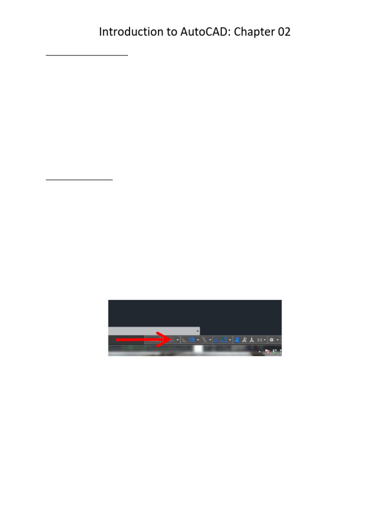 CAE661 AutoCAD CH02 | PDF | Auto Cad | Menu (Computing)