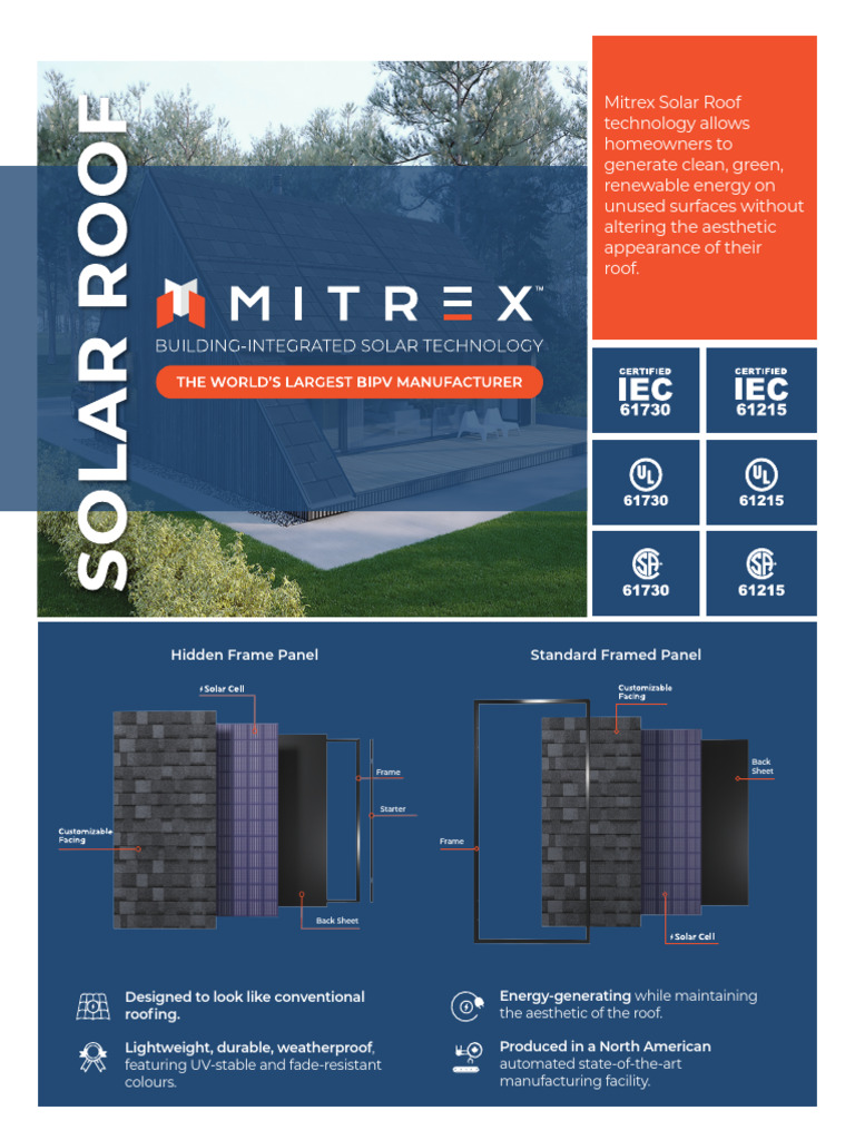 Brochure Solar Roof 1 | PDF | Roof | Solar Cell