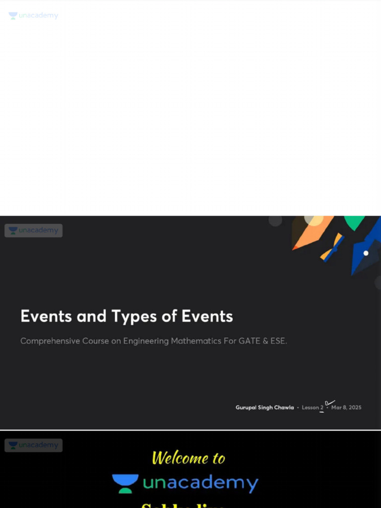 Events and Types of Events With Anno | PDF