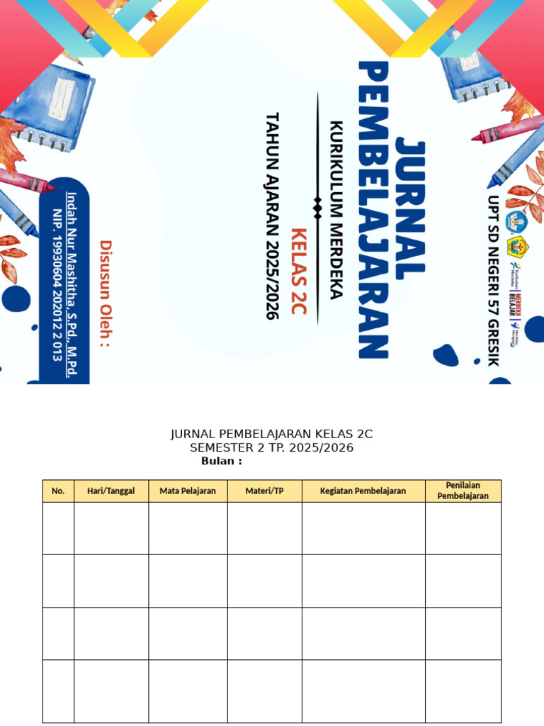 Jurnal Pembelajaran Kelas 2c | PDF