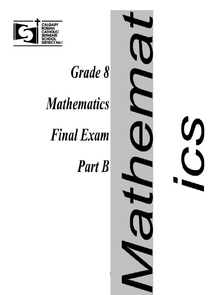 Math 8 - Final Part B Practice.docx | PDF | Mathematics | Elementary ...