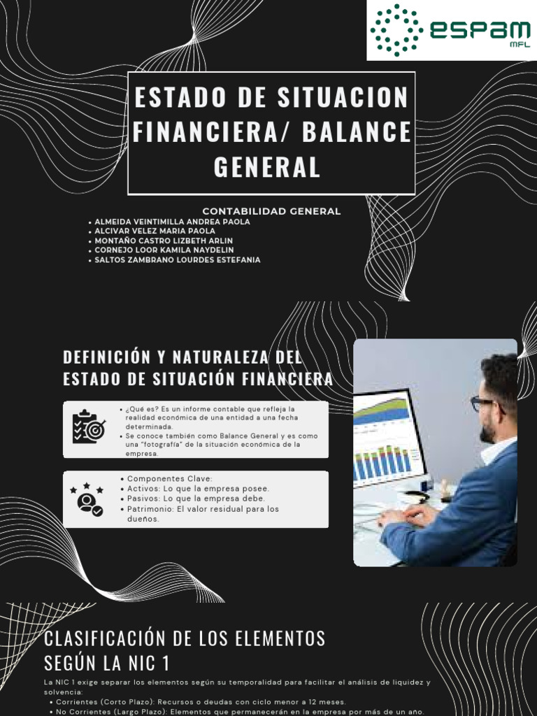 Estado de Situacion Financiera Balance General | PDF | Hoja de balance ...