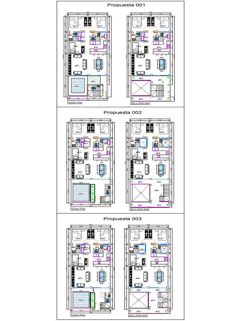 Propuesta 001,002,003 | PDF | Habitación | Inicio
