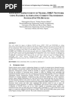 Download EFFICIENCY IMPROVEMENT OF NIGERIA 330KV NETWORK USING FLEXIBLE ALTERNATING CURRENT TRANSMISSION SYSTEM FACTS DEVICES by IJAET Journal SN98850887 doc pdf