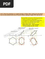 Projections of Solids in Engineering Drawing | PDF | Tetrahedron ...