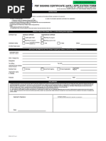 IDRBT Digital Certificate Application Form | PDF | Public Key ...