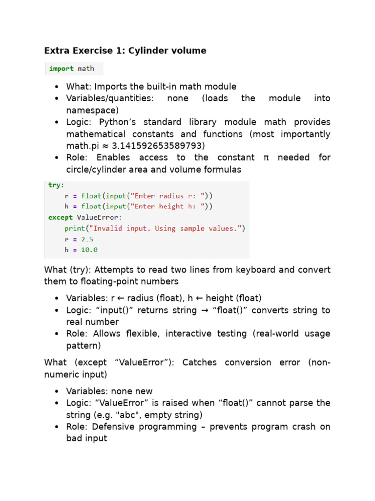 Tutorial 1 | PDF | Mean | Variable (Computer Science)