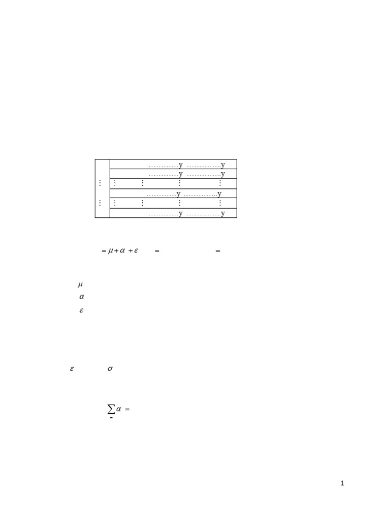 One Way Anova | PDF | Analysis Of Variance | Multivariate Statistics