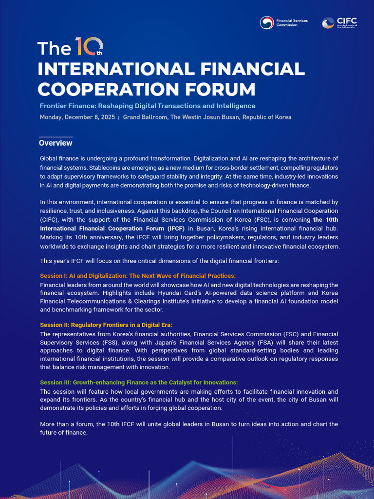 10th IFCF Program Concept Note | PDF | Artificial Intelligence ...