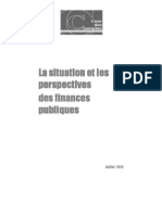 Rapport Situation Perspectives Finances Publiques 2012