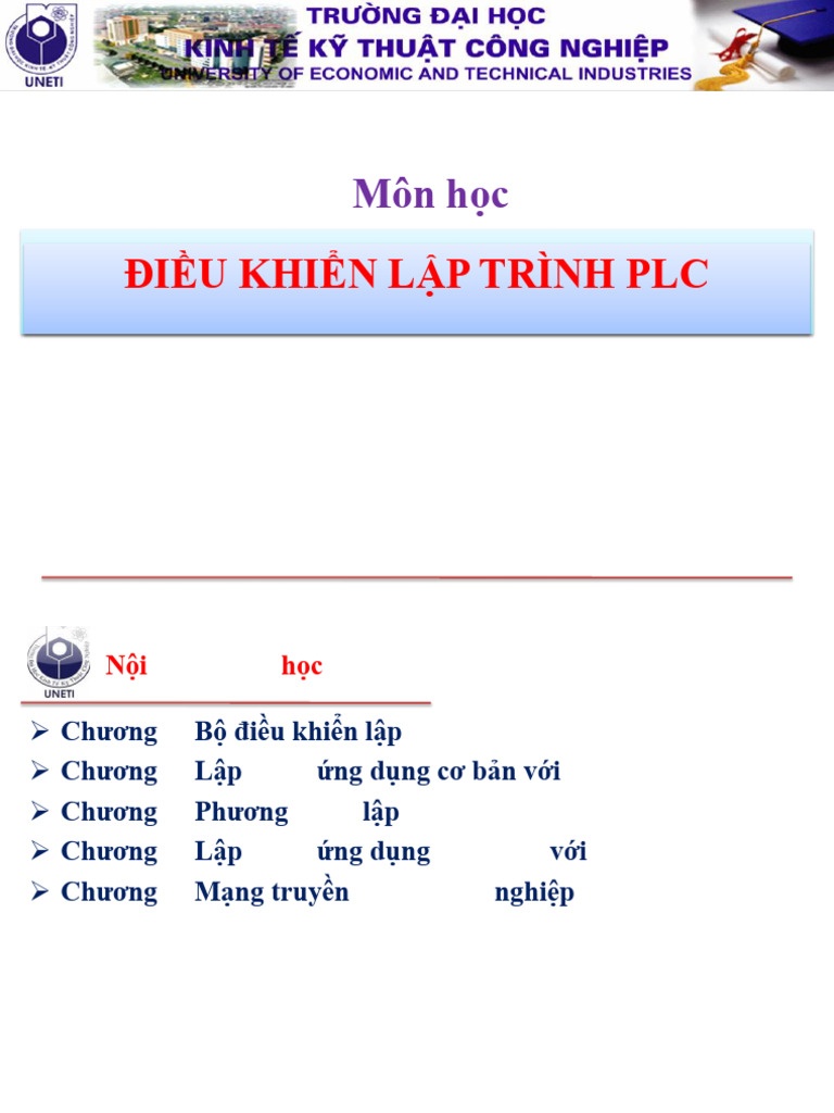 Iu Khin LP TRNH PLC CHNG 1 | PDF