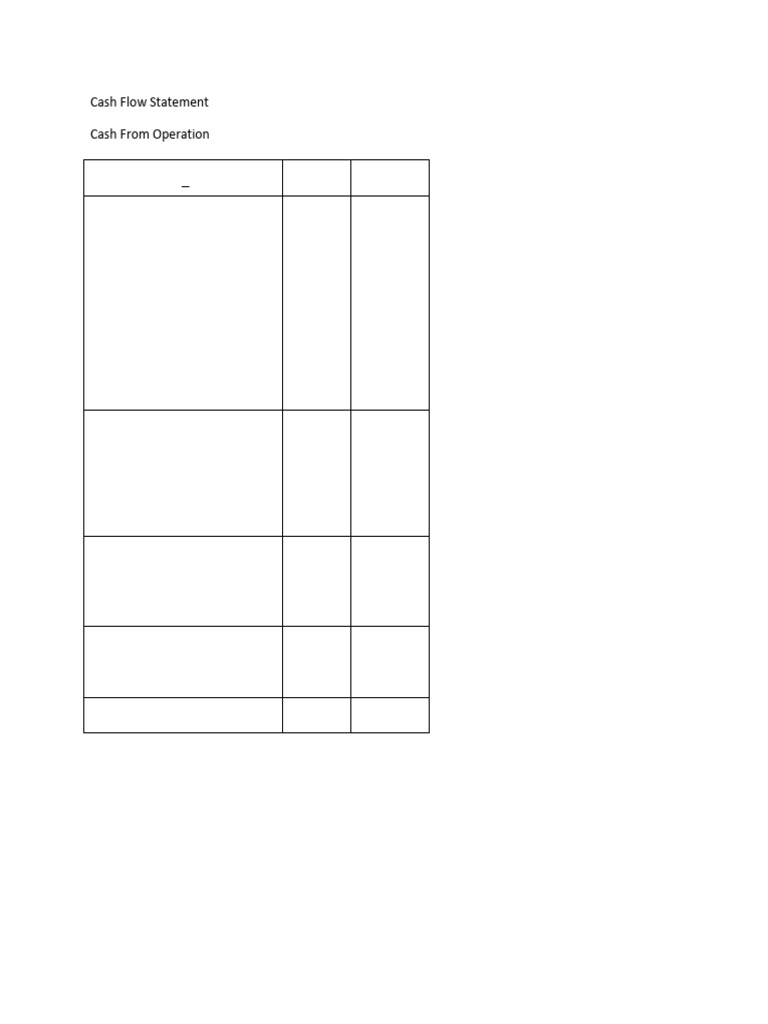 Cash Flow Statement | PDF | Dividend | Cash Flow Statement