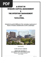 Download Project Reprot on Working Capital amp Inventory Management at TATA STEEL by Avik Roy SN98853068 doc pdf
