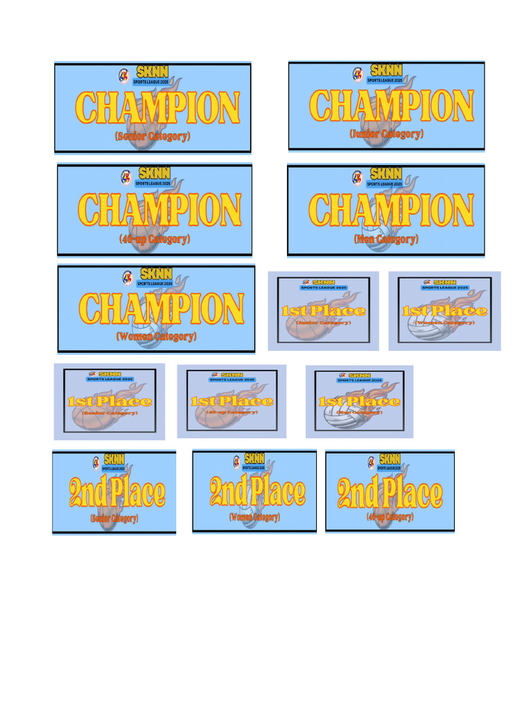 Sticker for Trophy | PDF