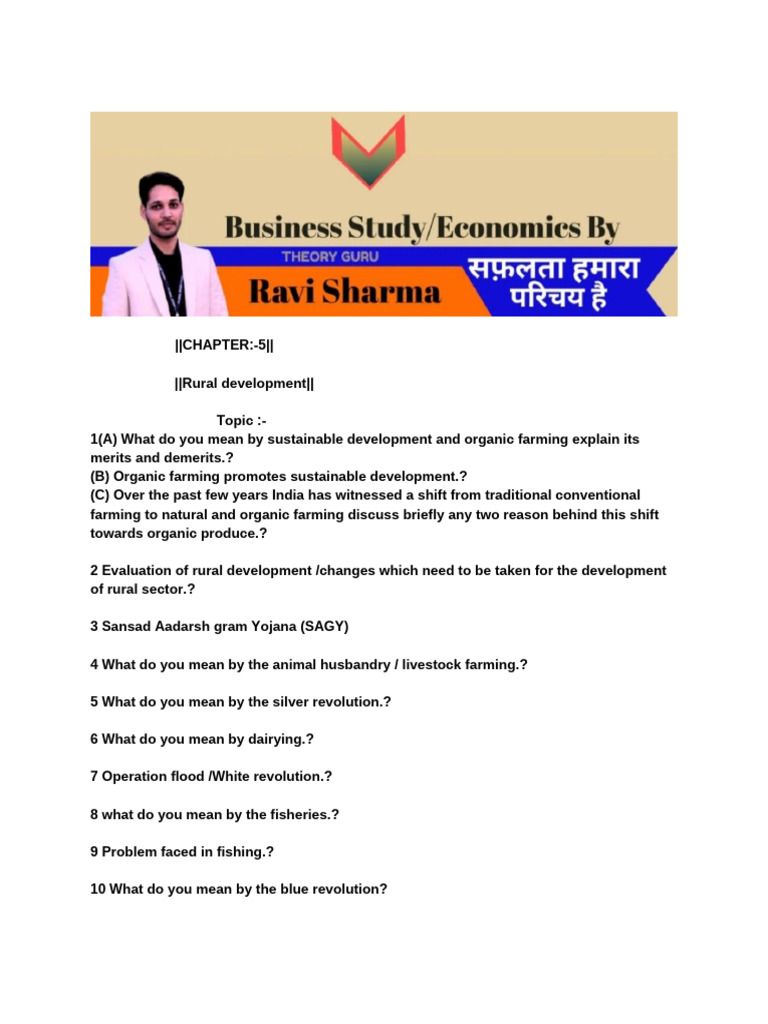 Manjil Batch Chapter IED - 5 | PDF | Agriculture | Organic Farming