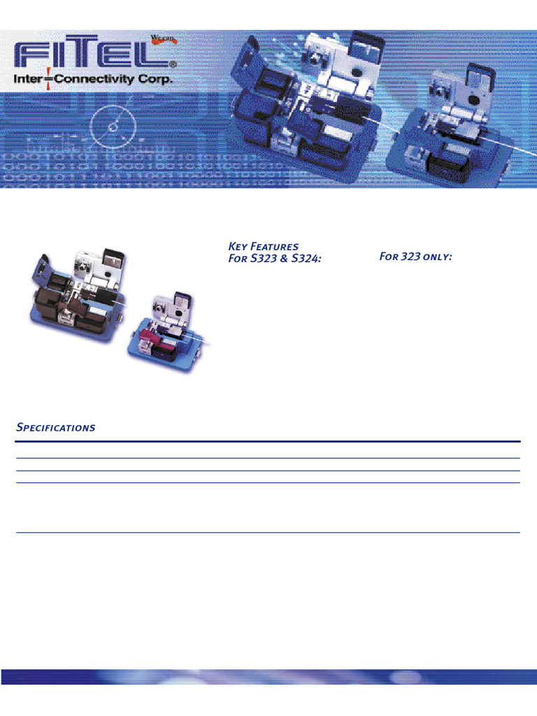 0032 Manual 2 Fibre Cleaver | PDF