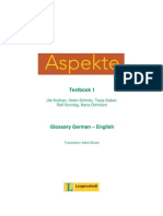 Aspekte1 Glossar