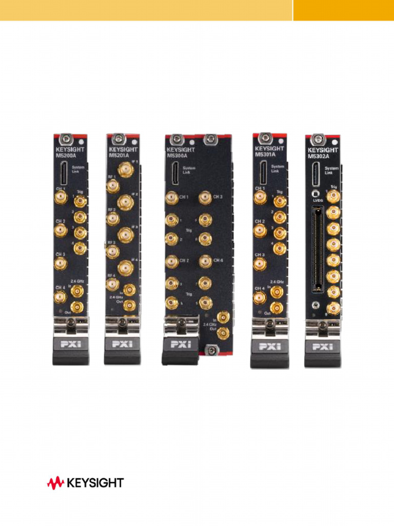 M5000 Series High Performance PXI System | PDF | Field Programmable ...
