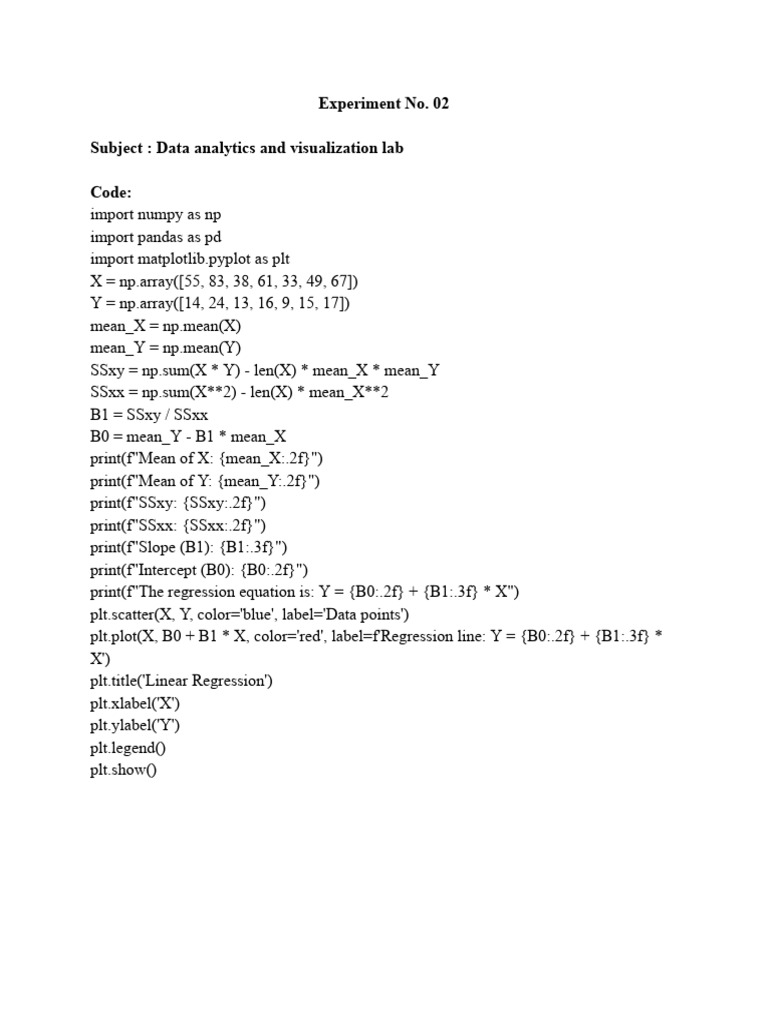DAV exp2 | PDF