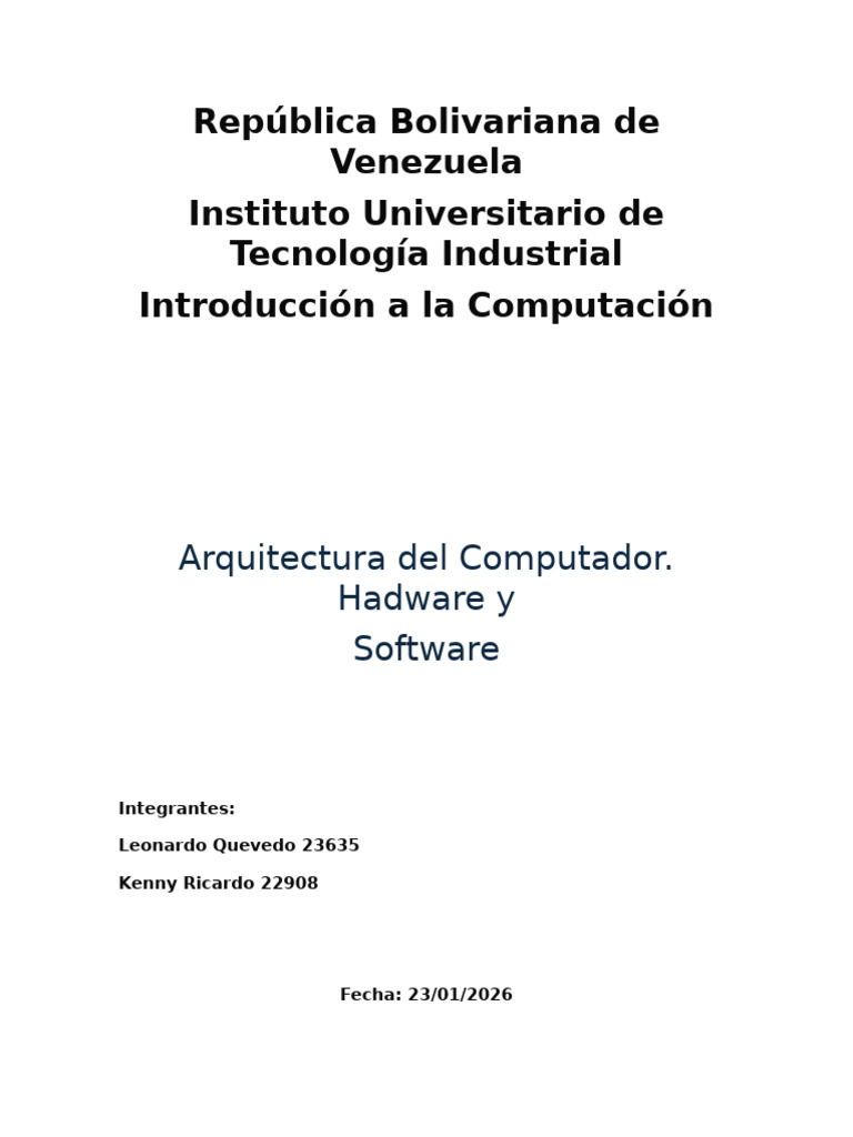 Computador 2222 | PDF | Hardware de la computadora | Almacenamiento de ...