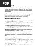 Understanding Window Dressing in Accounting | PDF | Expense | Depreciation
