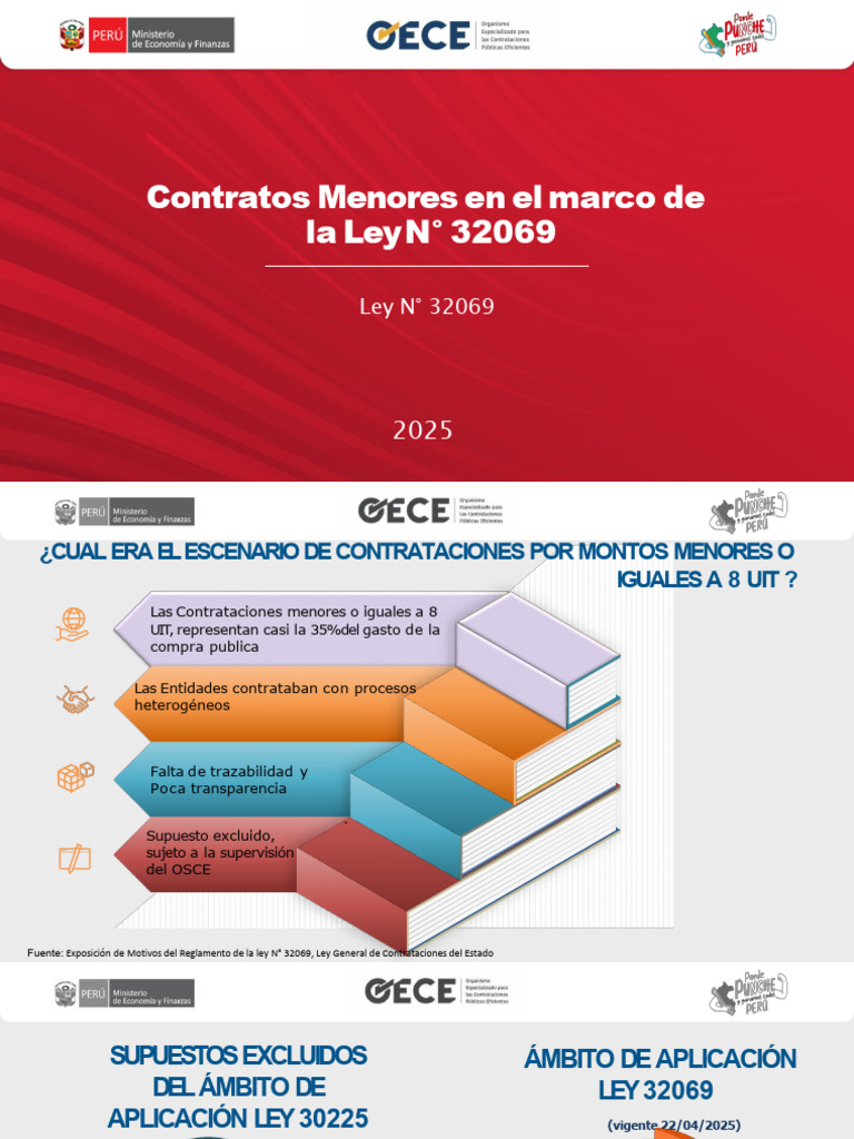 PS - DIA - Contratos Menores en El Marco de La Ley #32069 - 17092025 | PDF
