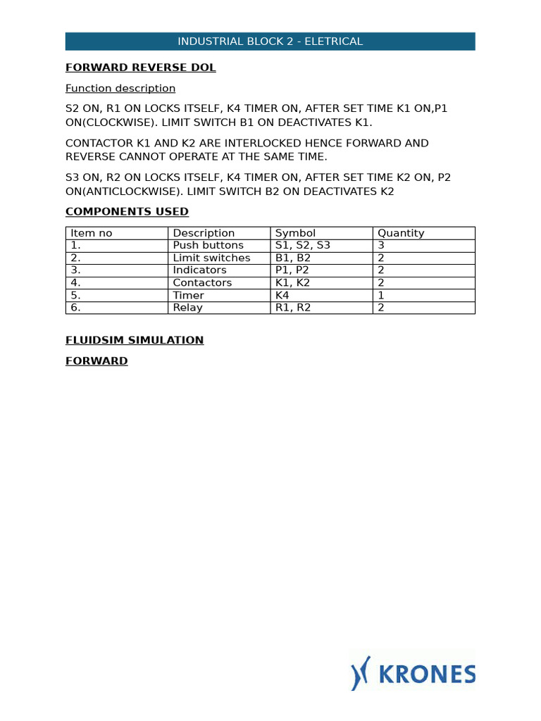 Forward Reverse Report | PDF