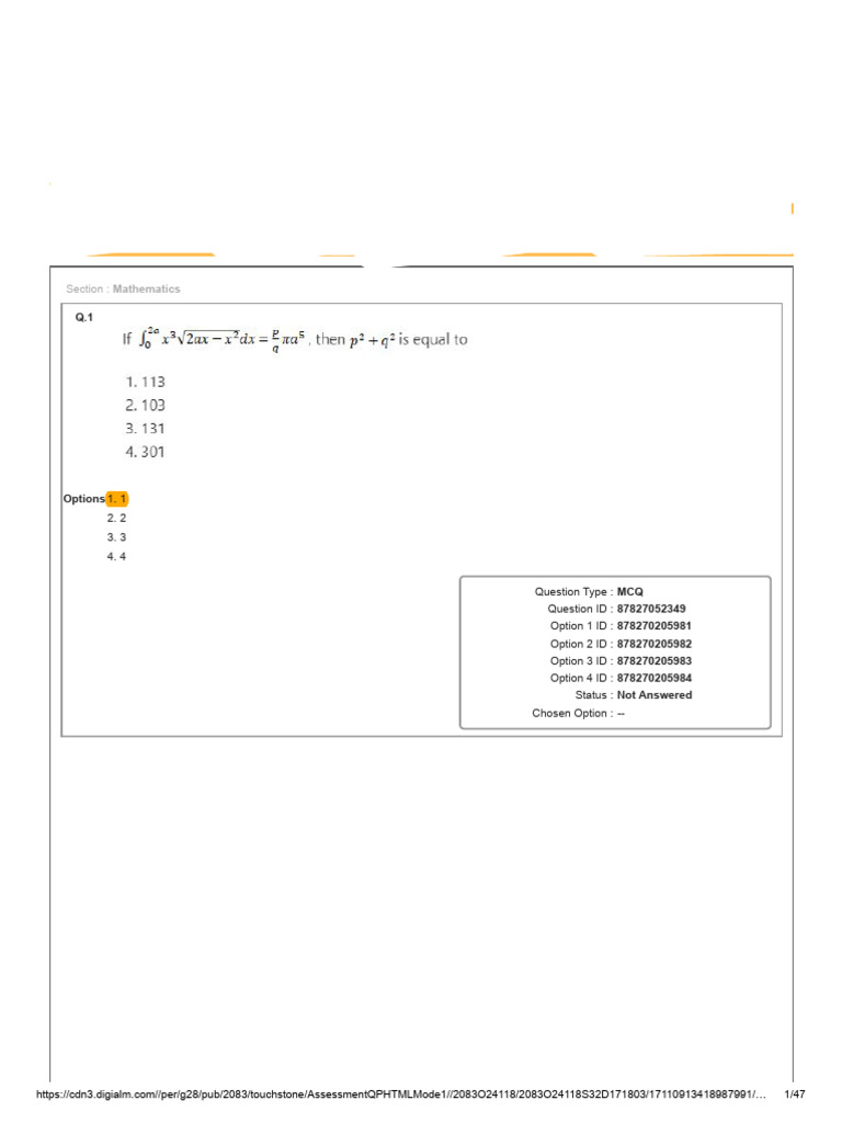 Cuet PG 2024 Answers by Nta | PDF | Multiple Choice | Standardized Tests