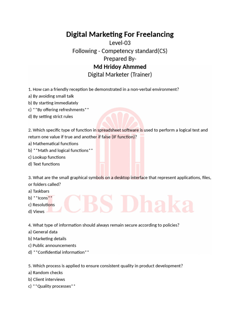 Nsda DMF Question (MCQ) | PDF | Search Engine Optimization | Search ...