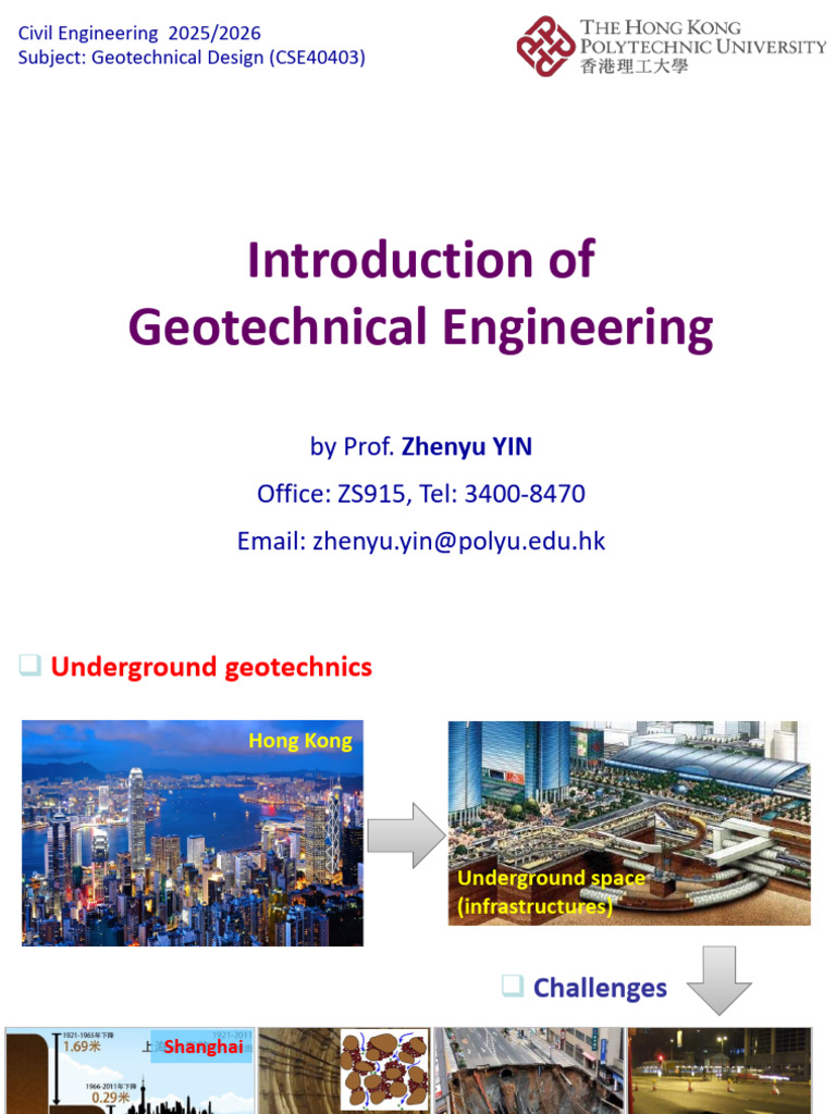 GeotechDesign Topic 1-1 Geotechnical Properties Soil | PDF | Soil ...