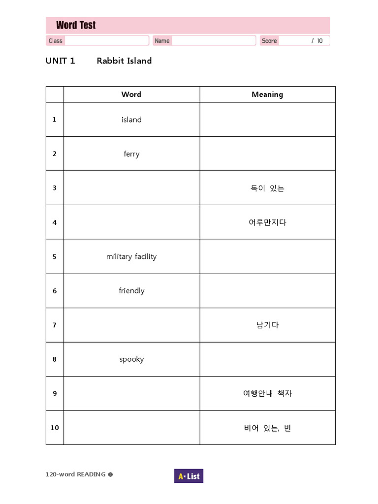 120R - 2 - Word Test | PDF