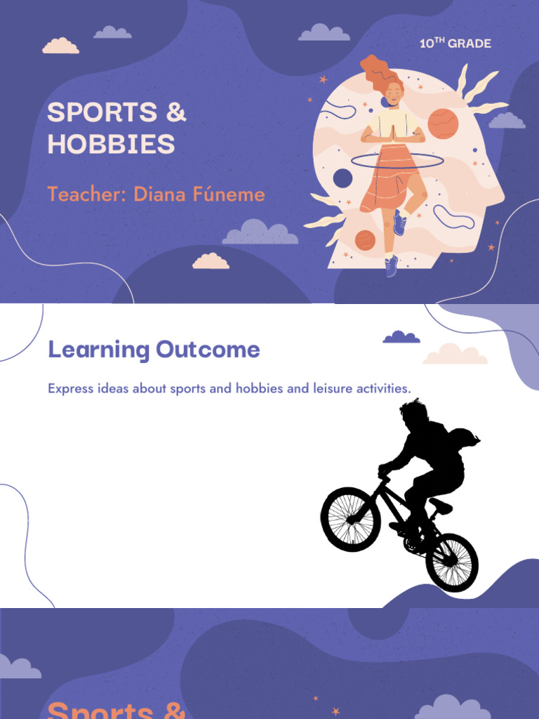 Lesson 1 Sports and Hobbies | PDF | Vocabulary | Applied Linguistics