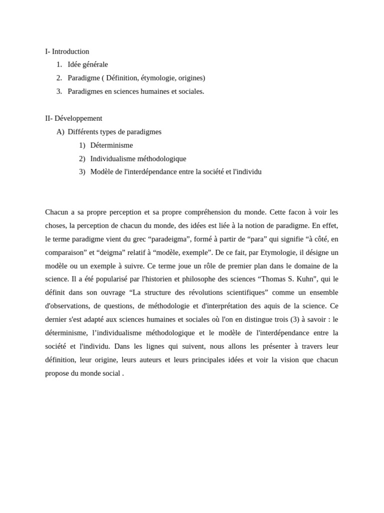 I Introduction | PDF | Déterminisme | Sociologie