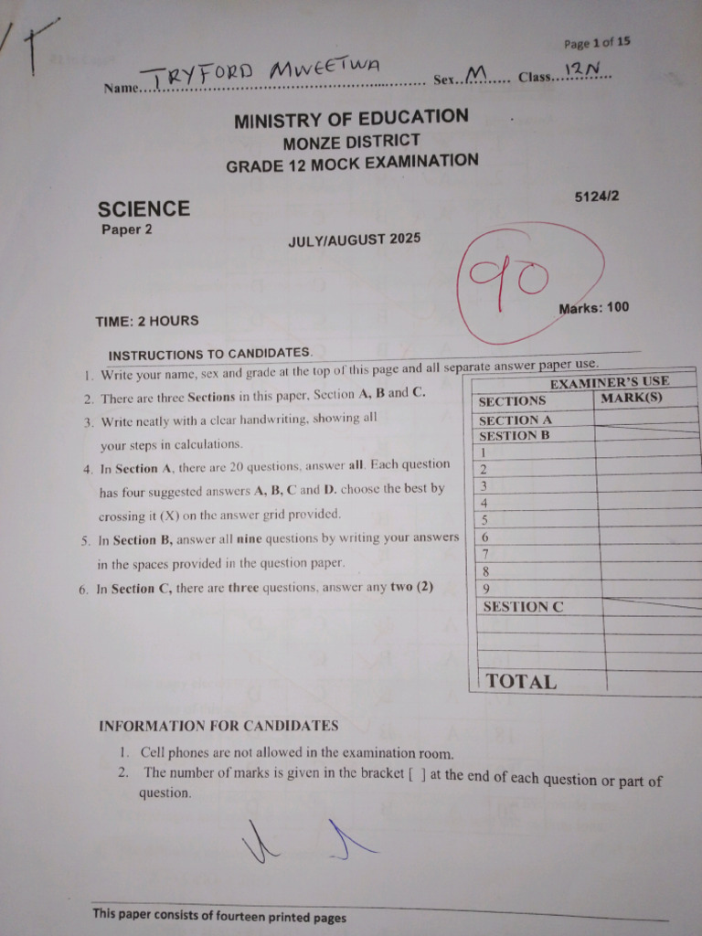 2025 Mock | PDF