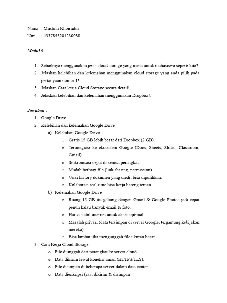 Modul 9 | PDF